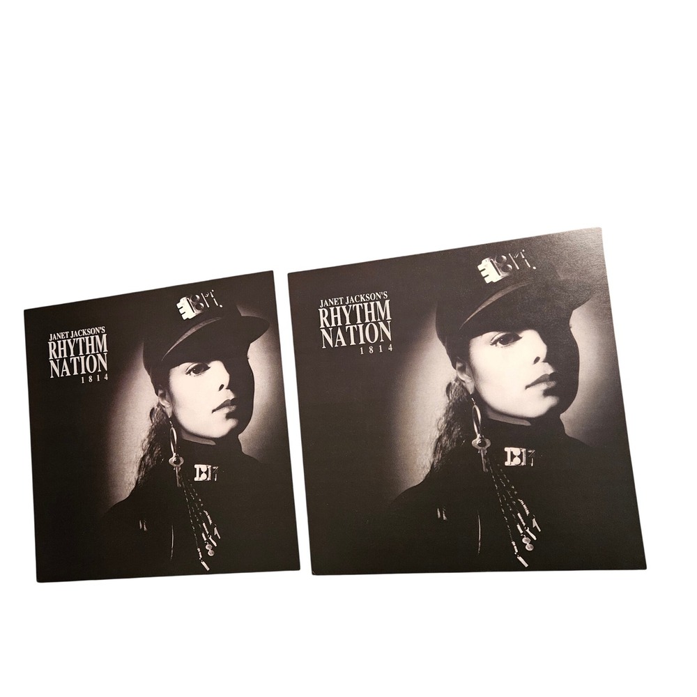 Janet Jackson Janet‎ Jackson's Rhythm Nation 1814 Promo Flat Posters 12x12 1990